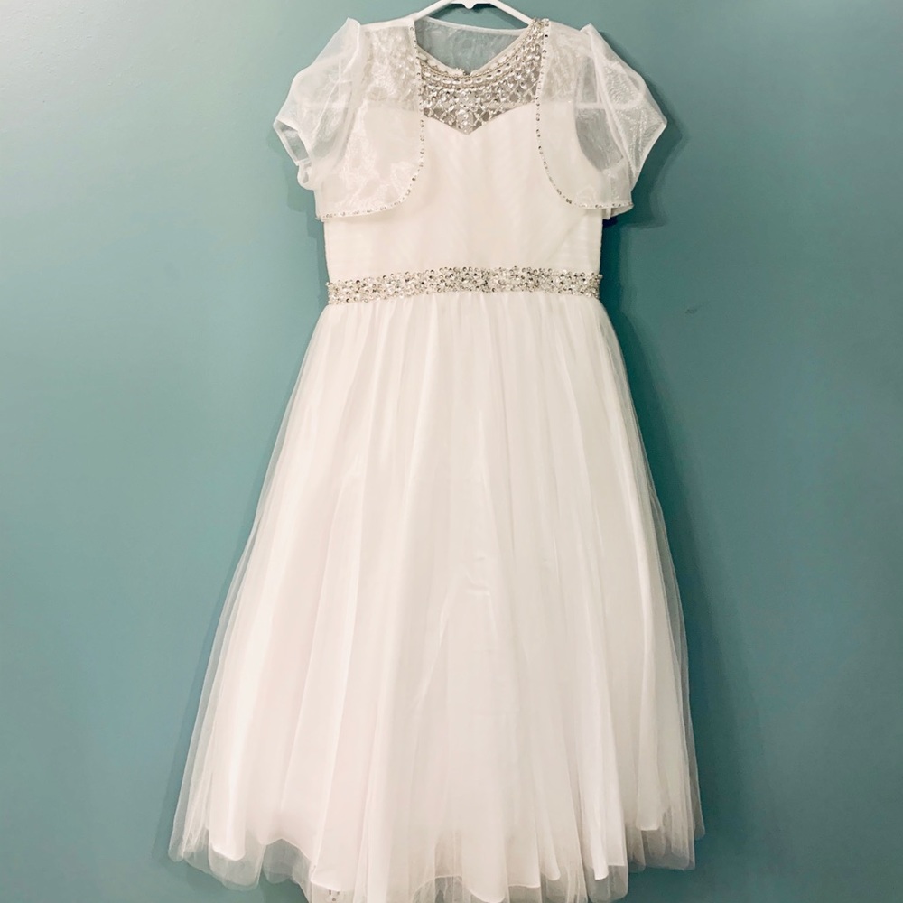 First Communion Flower Girl Wedding Formal Dress 8